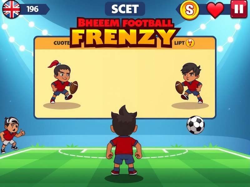 Bheem S Football Frenzy character selection screen